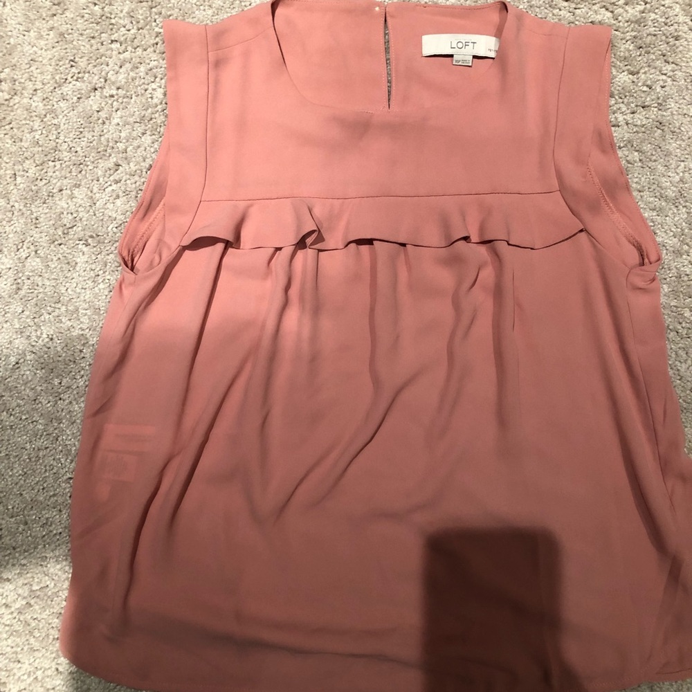 Loft Ruffle Blouse size XS Petite